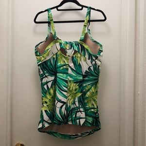 Cacique Swim - Lane Bryant Cacique Tankini top. Size 44DD Cacique Swim - Lane Bryant Cacique Tankini top. Size 44DD
